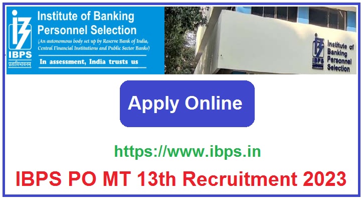 IBPS PO MT 13th Recruitment 2023 Apply Online For 3049 Post